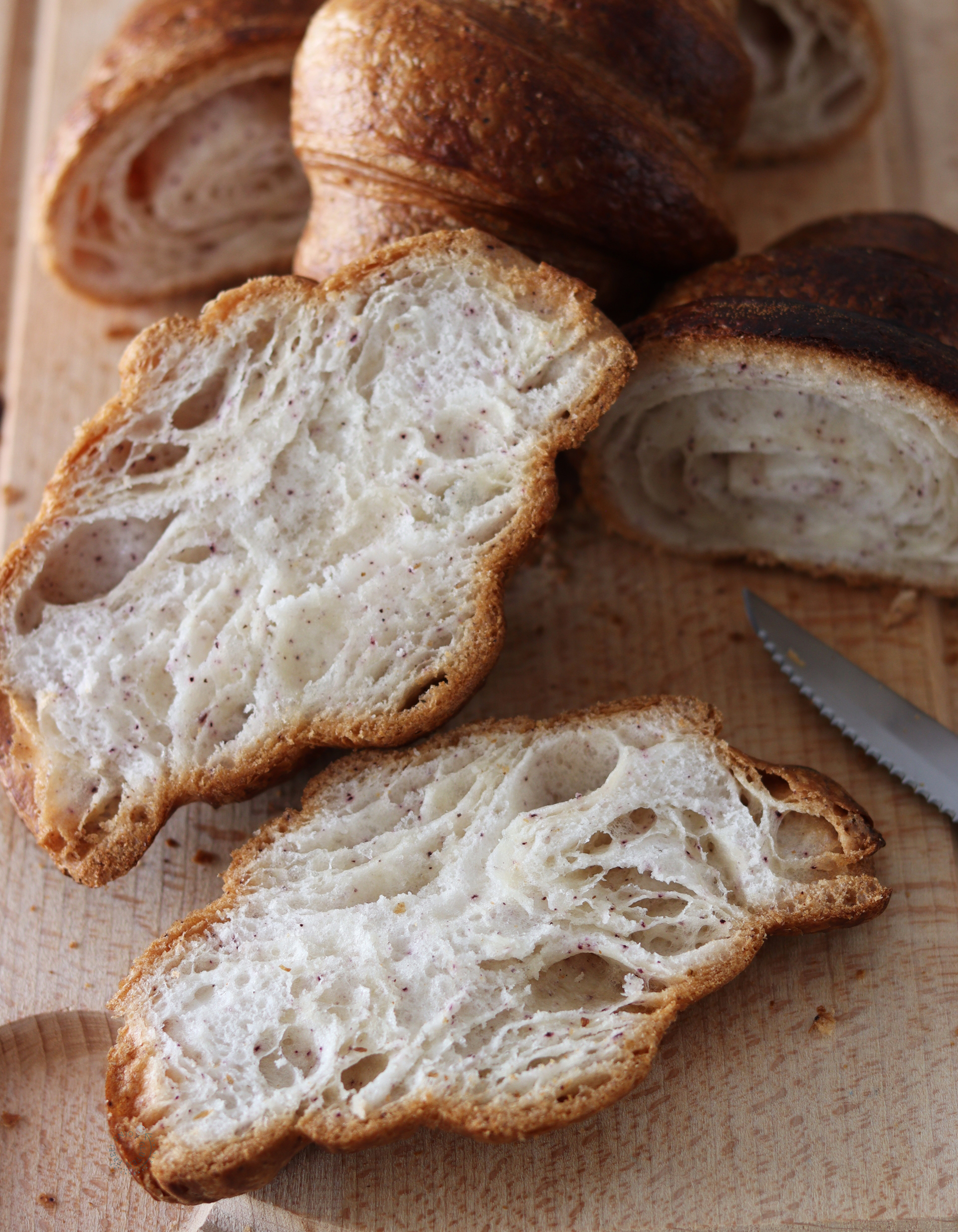 Croissant integrale senza glutine e vegan - La Cassata Celiaca 