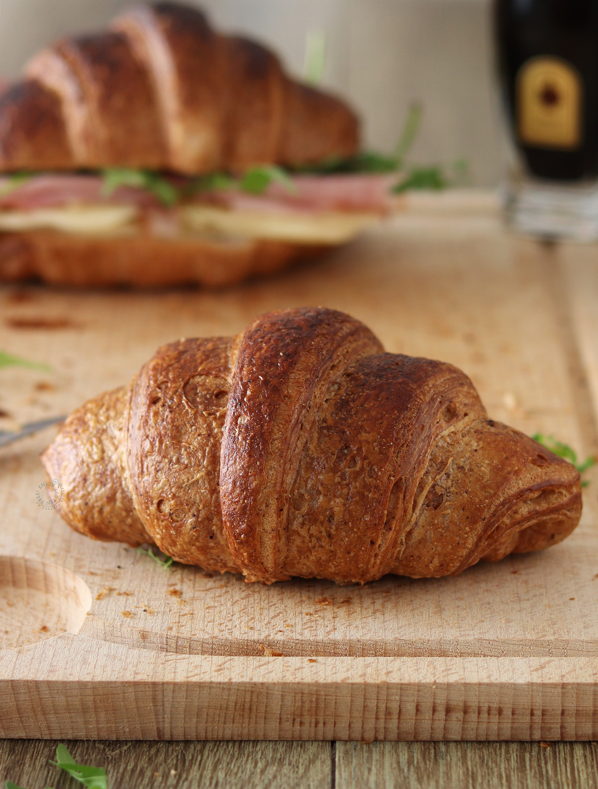 Croissant integrale senza glutine e vegan - La Cassata Celiaca 