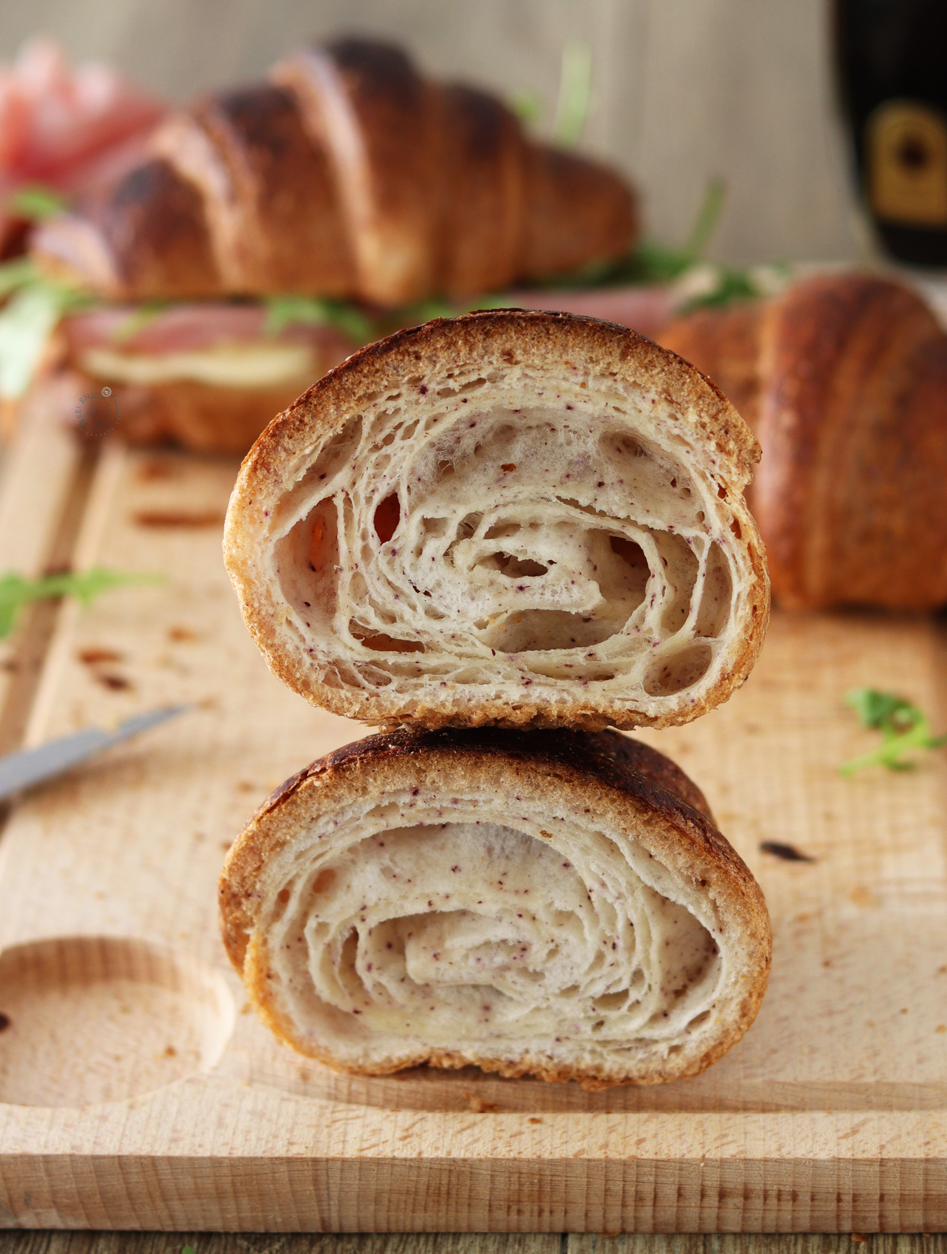 Croissant integrale senza glutine e vegan - La Cassata Celiaca 