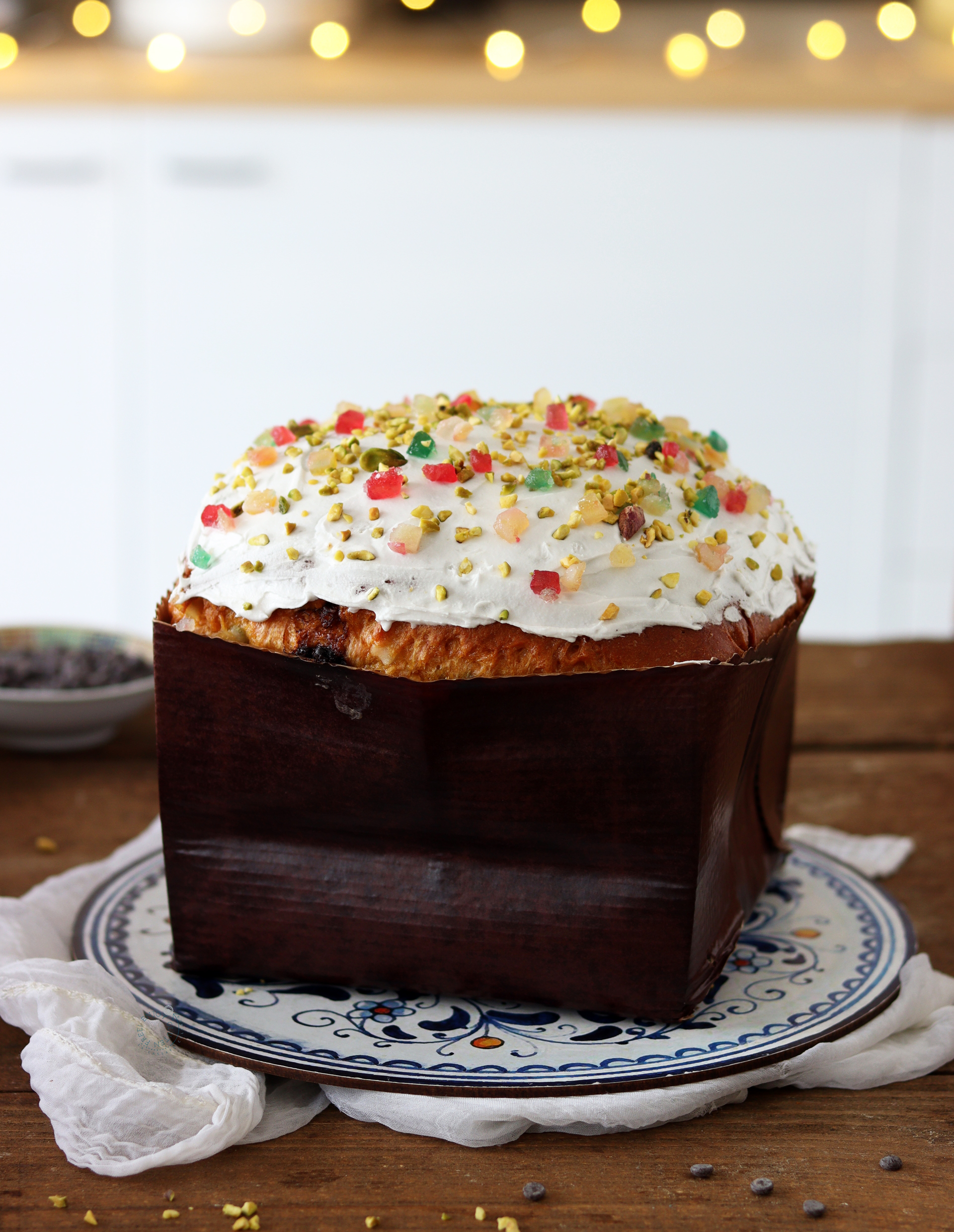 Panettone Cassata Siciliana con Miscela Oro Grandi Lievitati - La Cassata Celiaca