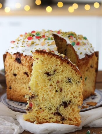 Panettone Cassata Siciliana con Miscela Oro Grandi Lievitati - La Cassata Celiaca