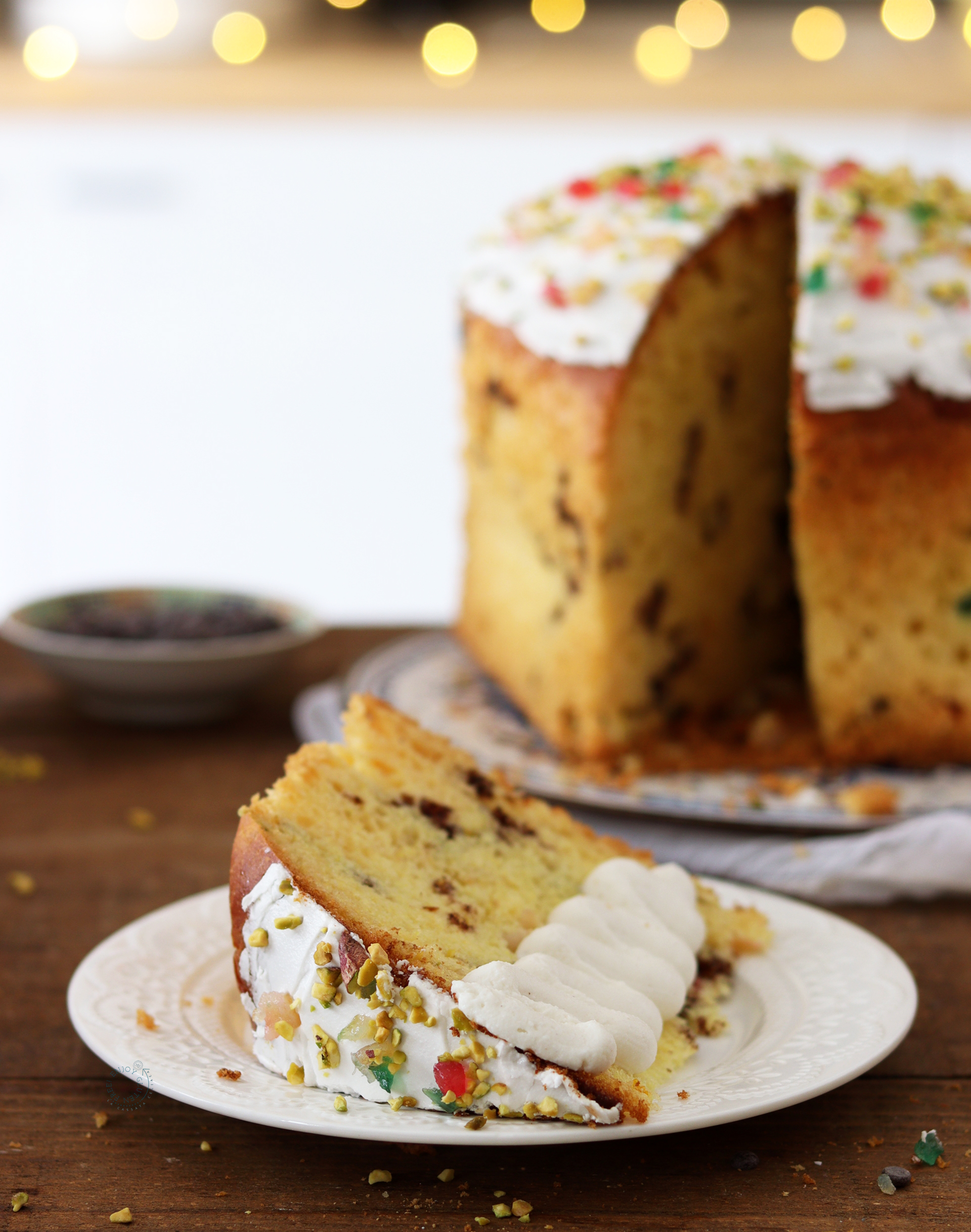 Panettone Cassata Sicilienne sans gluten - La Cassata Celiaca