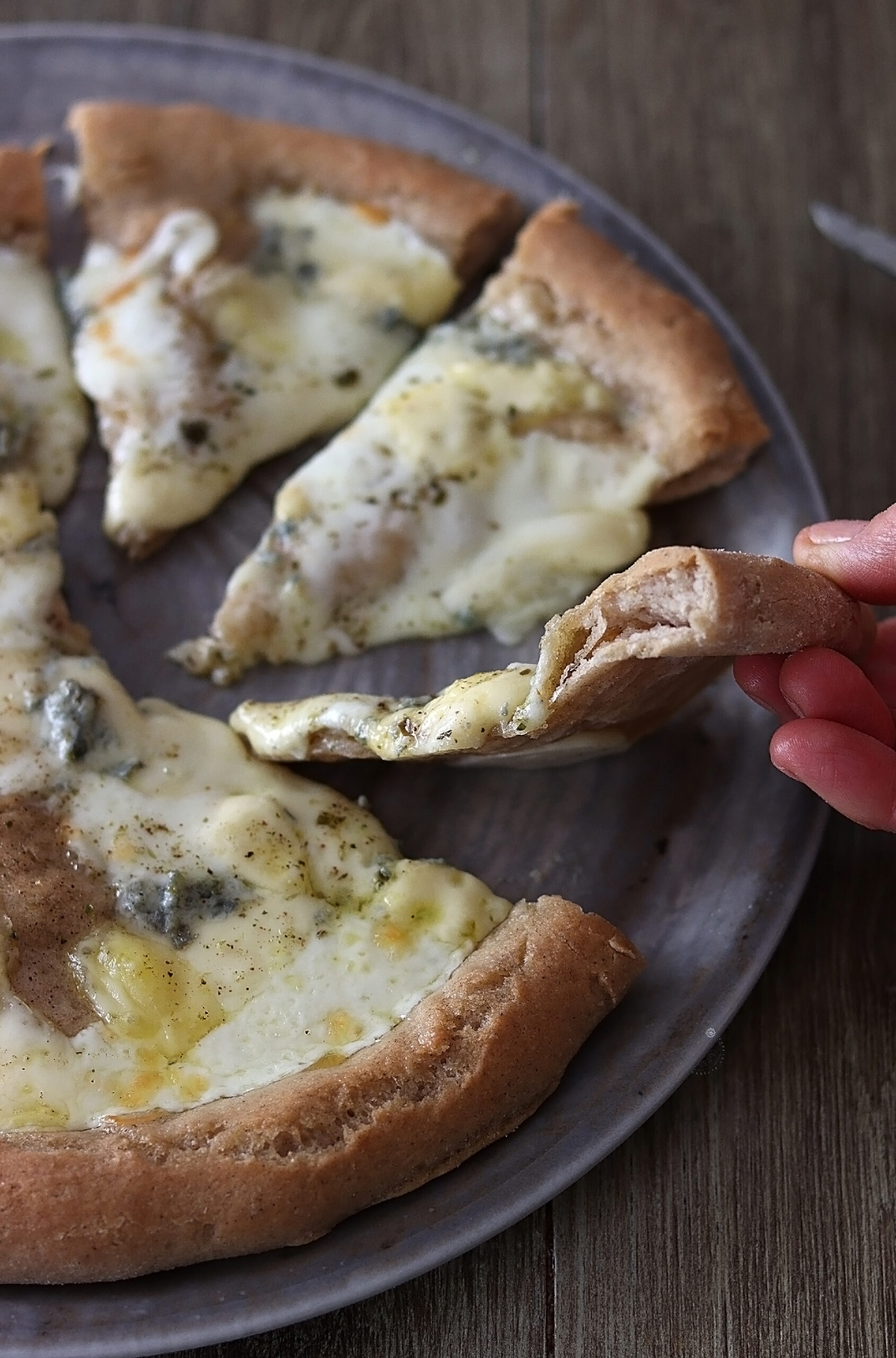 Pizza au levain sans gluten et sans mix du commerce - La Cassata Celiaca