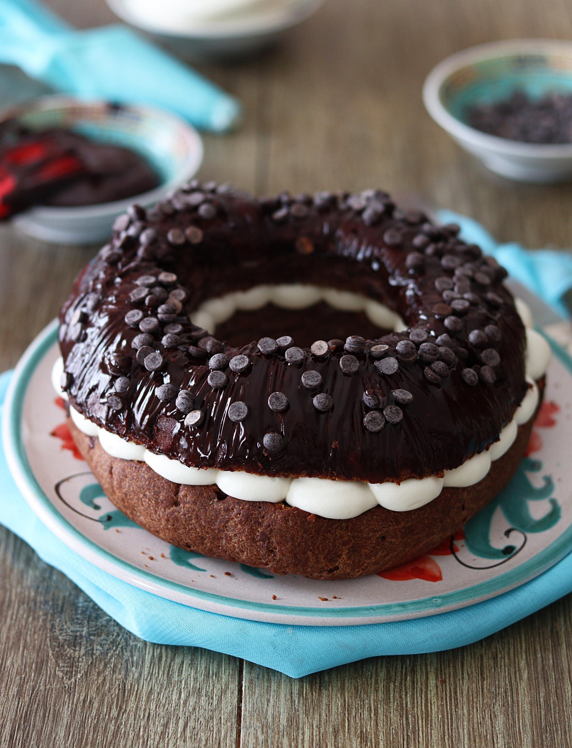 Roscón de Reyes au cacao sans gluten - La Cassata Celiaca 