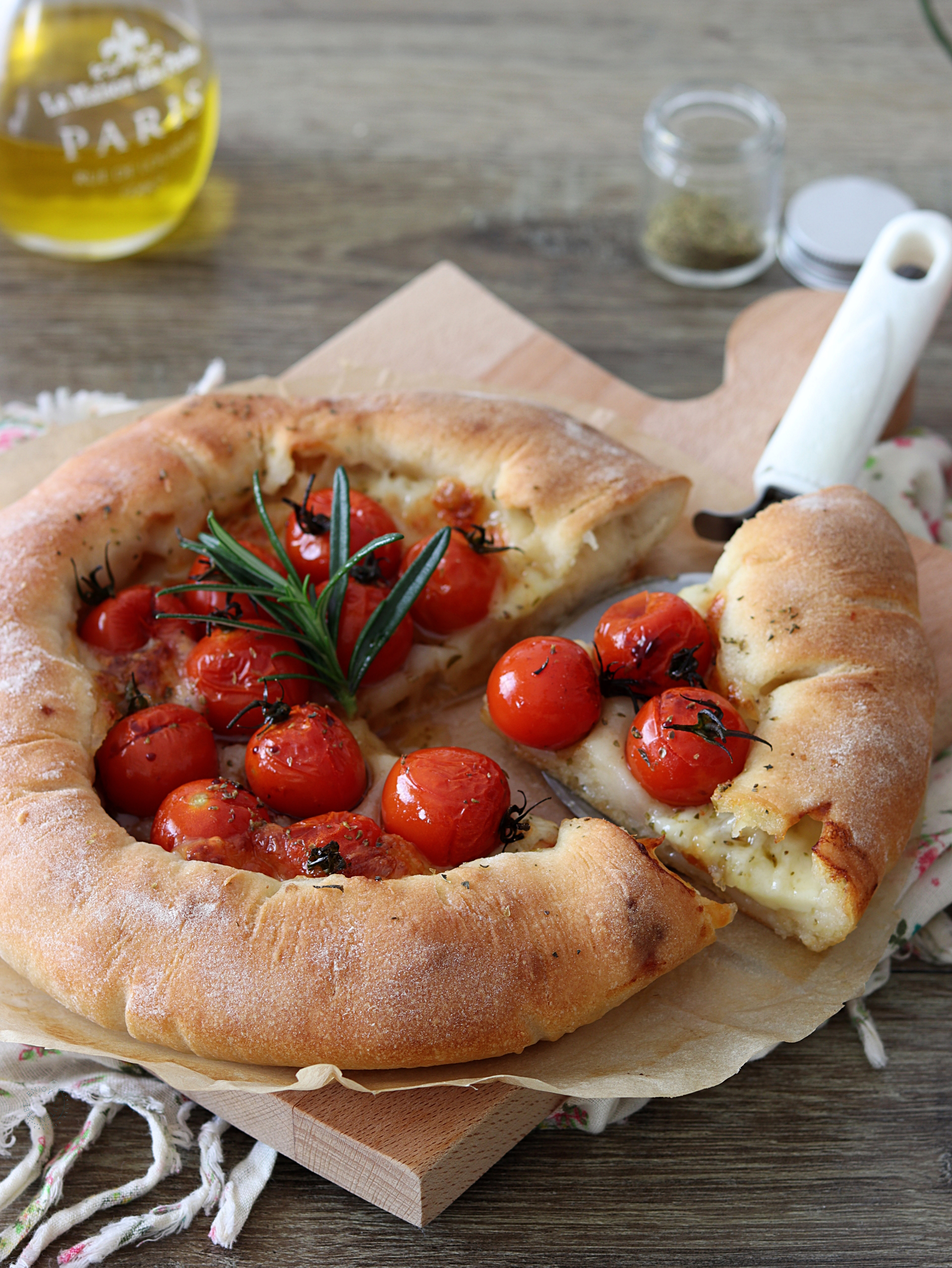 Focaccia ai pomodorini senza glutine - La Cassata Celiaca