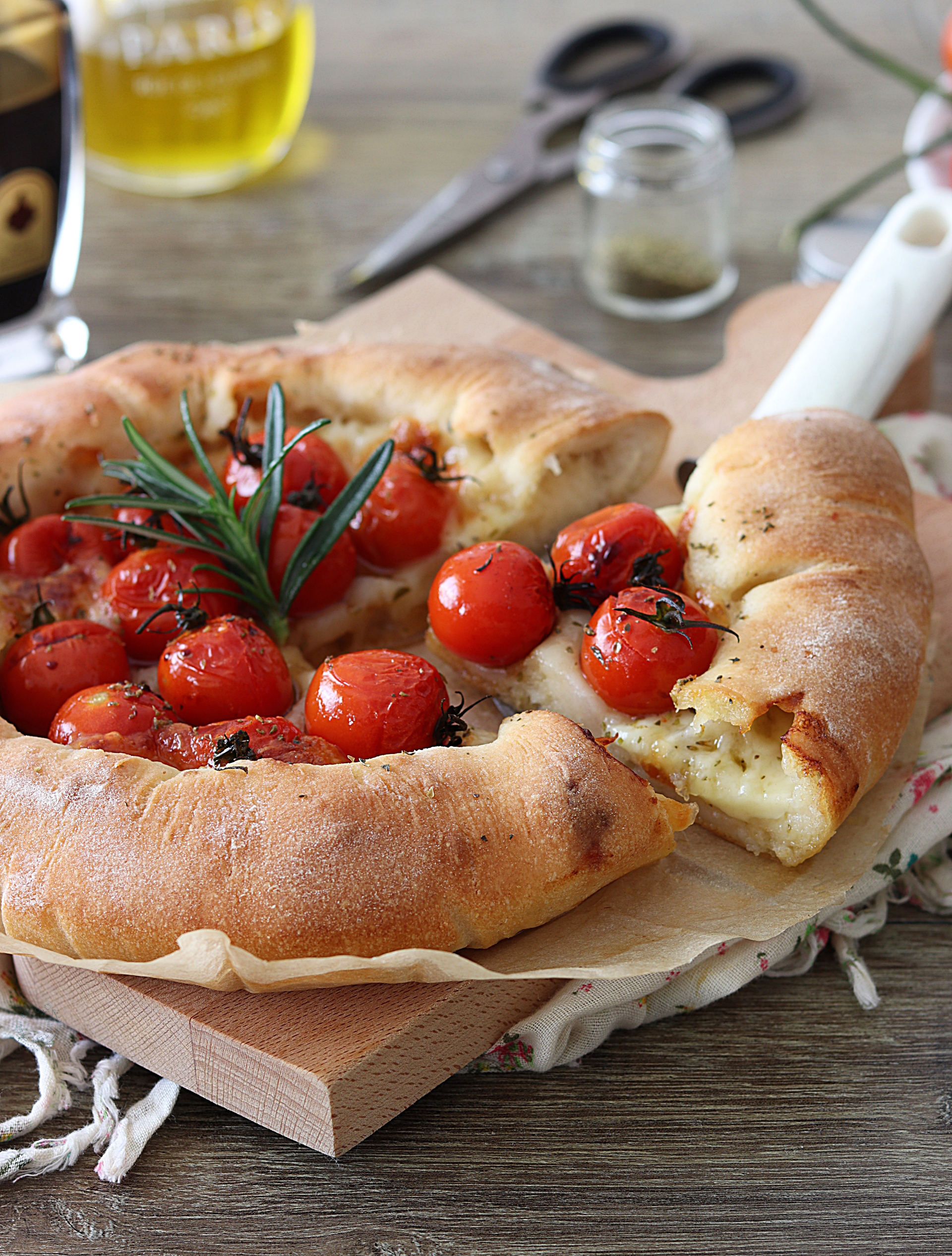 Focaccia ai pomodorini senza glutine - La Cassata Celiaca