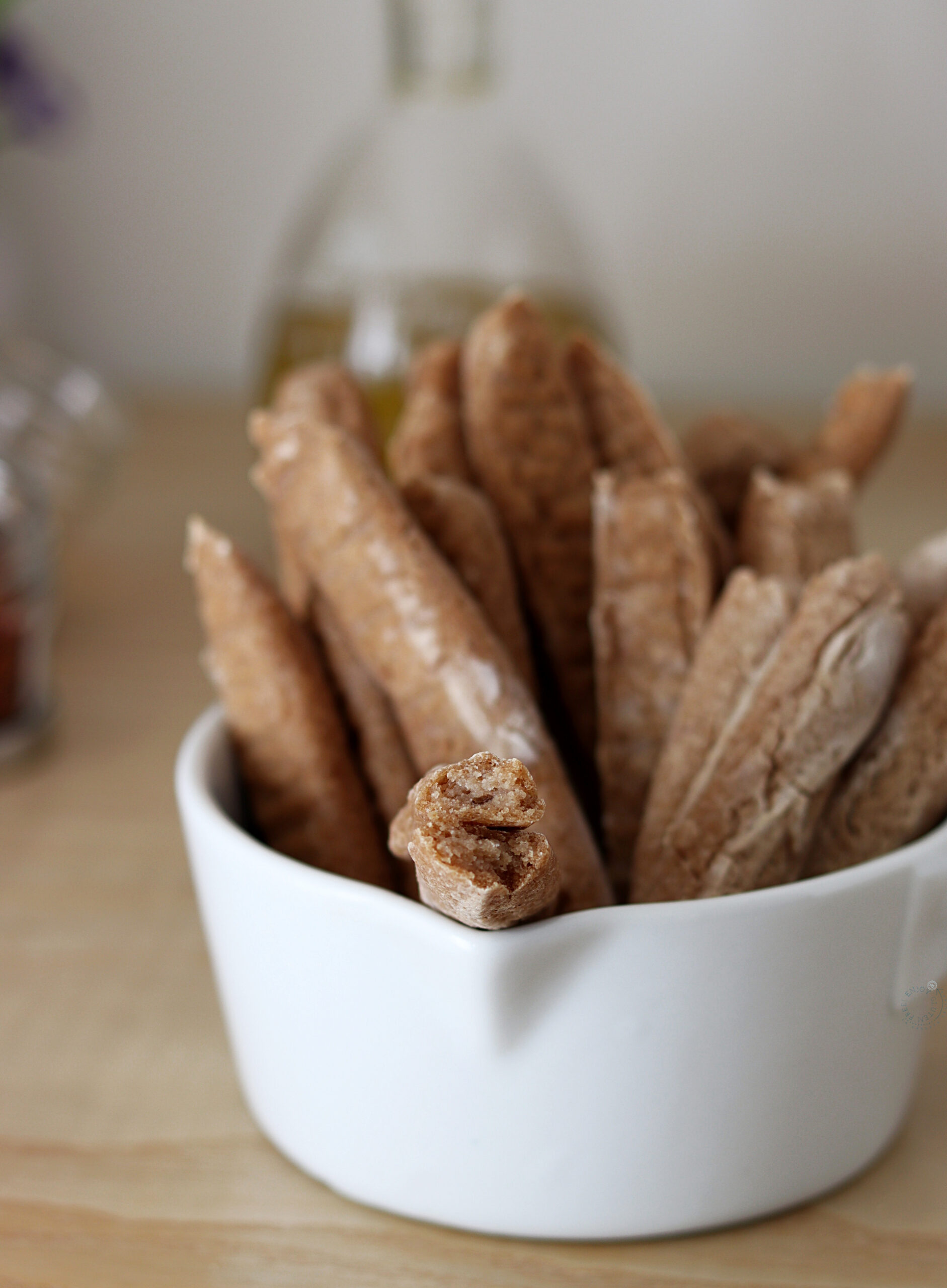 Bastoncini di pane al teff con esubero di lievito madre senza glutine - La Cassata Celiaca Bastoncini di pane al teff con esubero di lievito madre senza glutine - La Cassata Celiaca