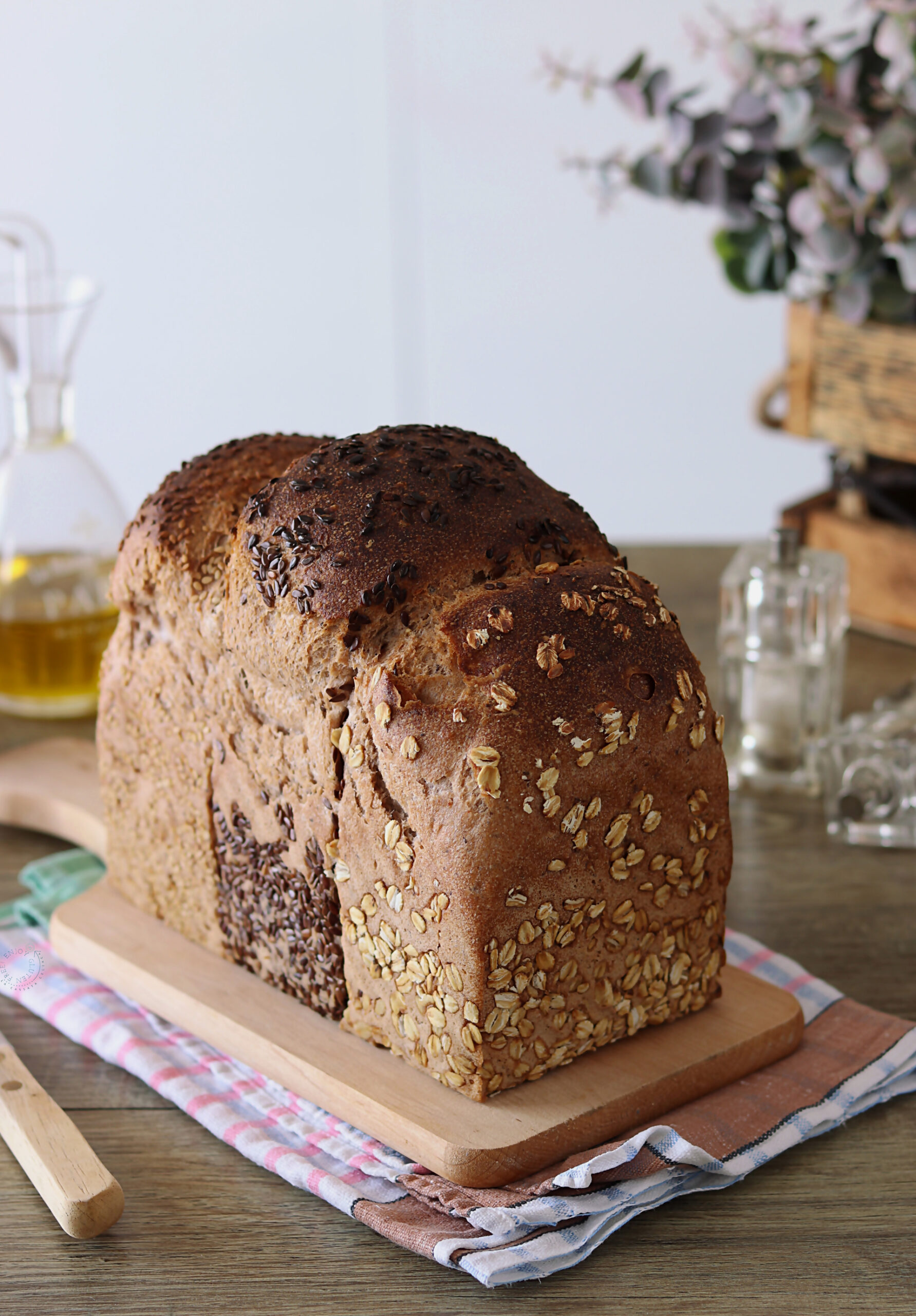 Pain moulé complet XXL sans gluten - La Cassata Celiaca