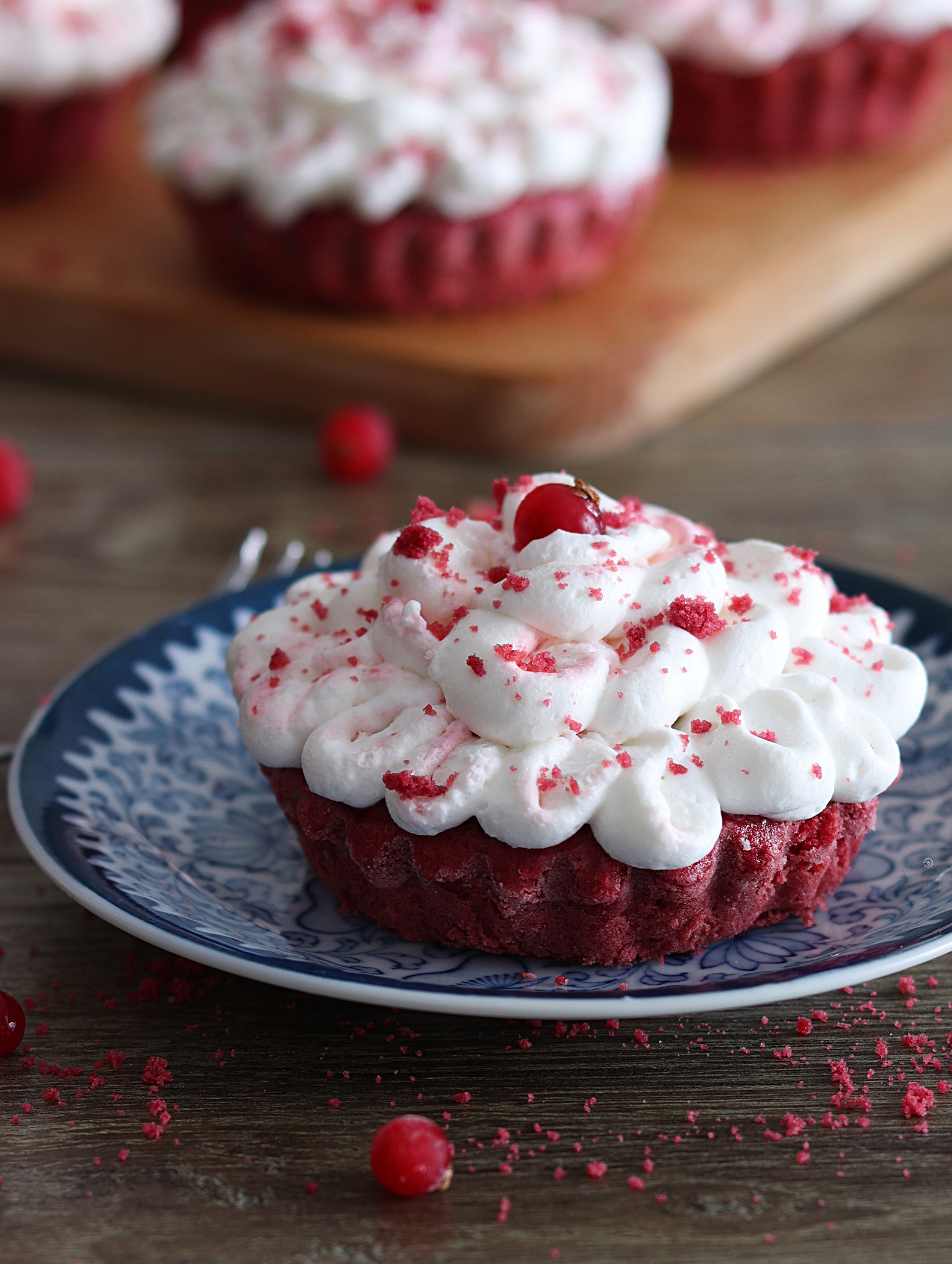 Tortine Red Velvet senza glutine - La Cassata Celiaca