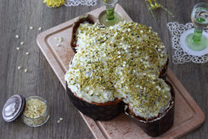 Colomba al pistacchio e cioccolato bianco senza glutine - La Cassata Celiaca