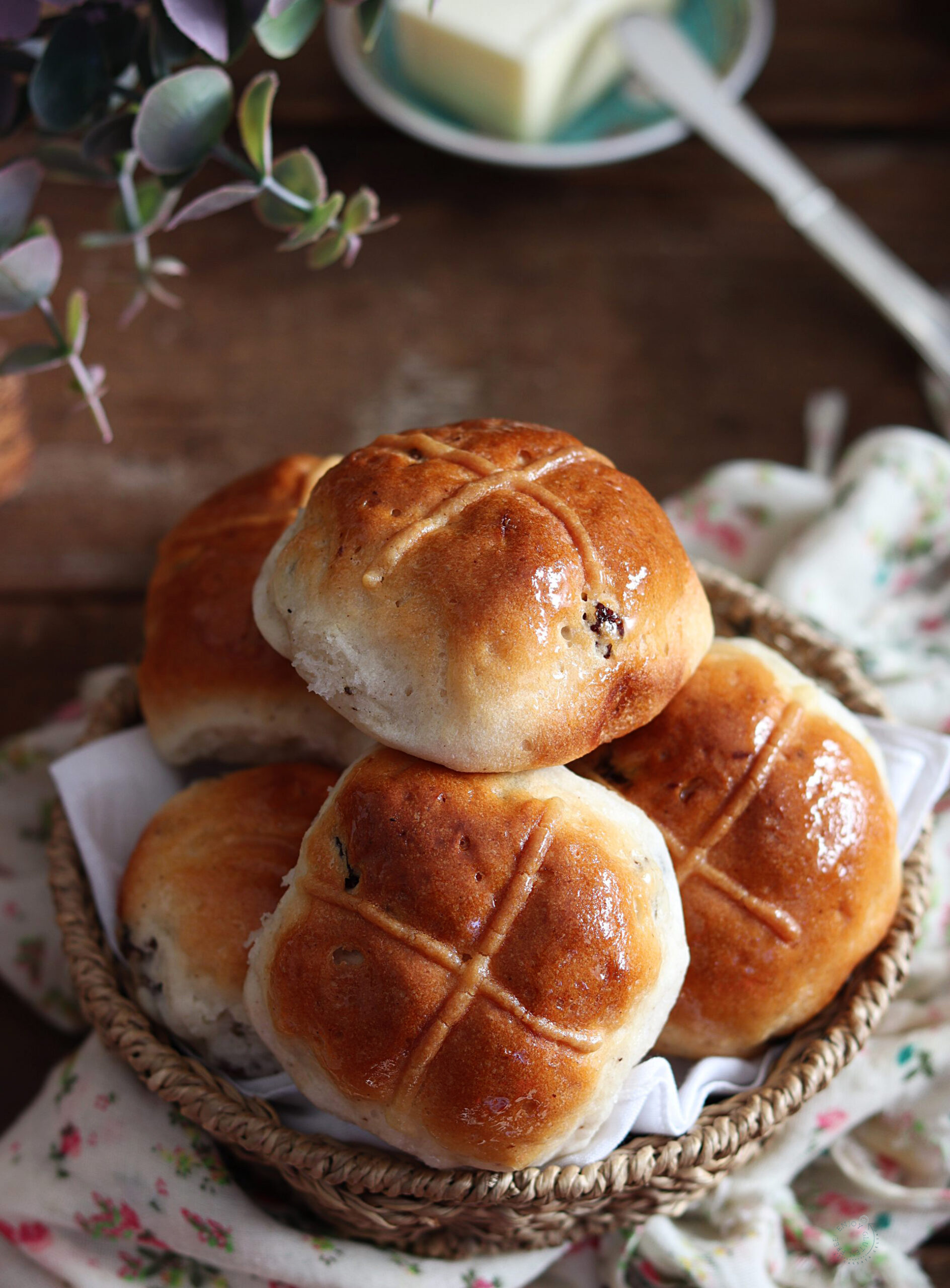 Hot Cross Buns senza glutine - La Cassata Celiaca