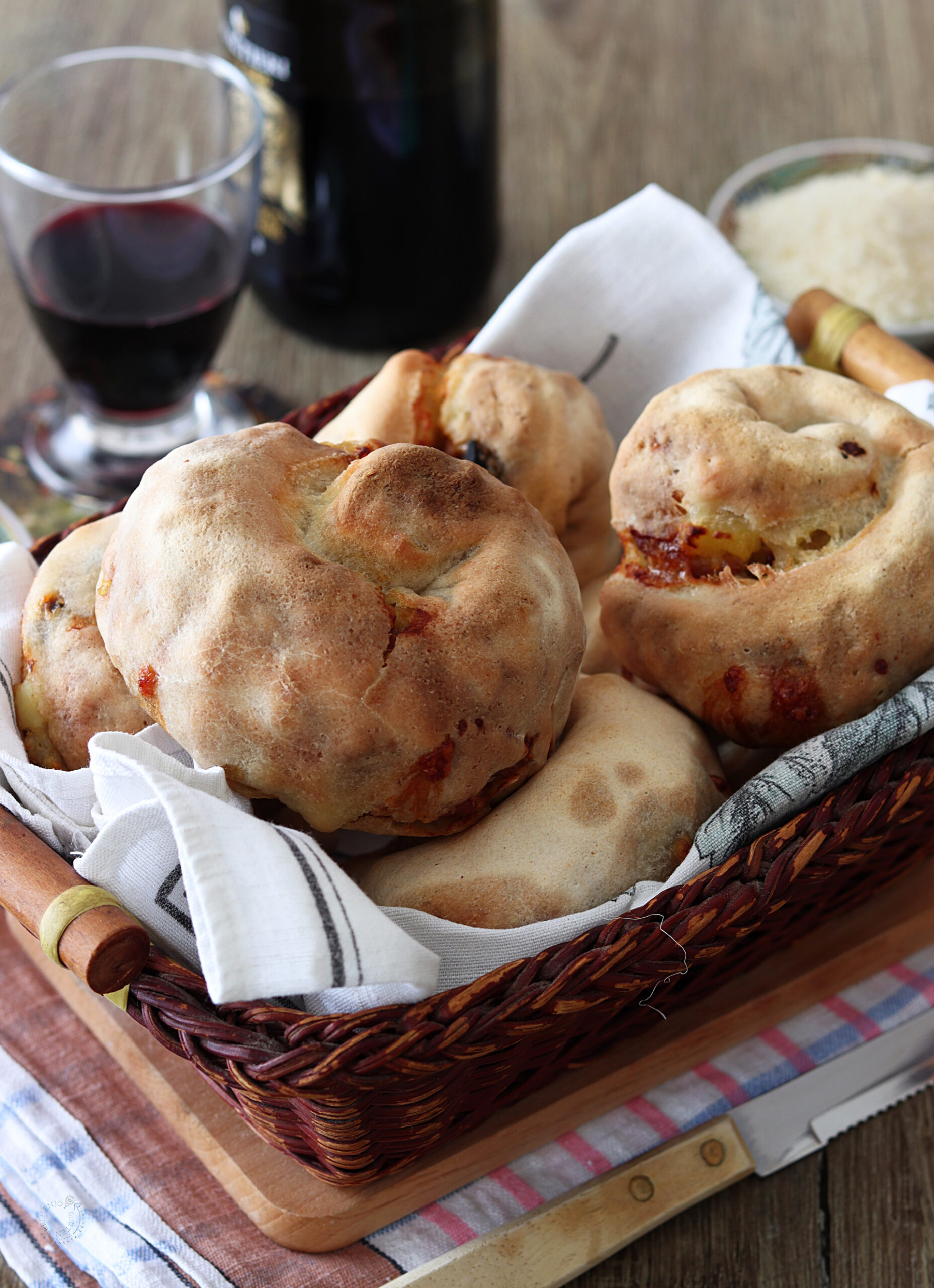 Mbriulate (petits pains farcis Sicilien) sans gluten - La Cassata Celiaca