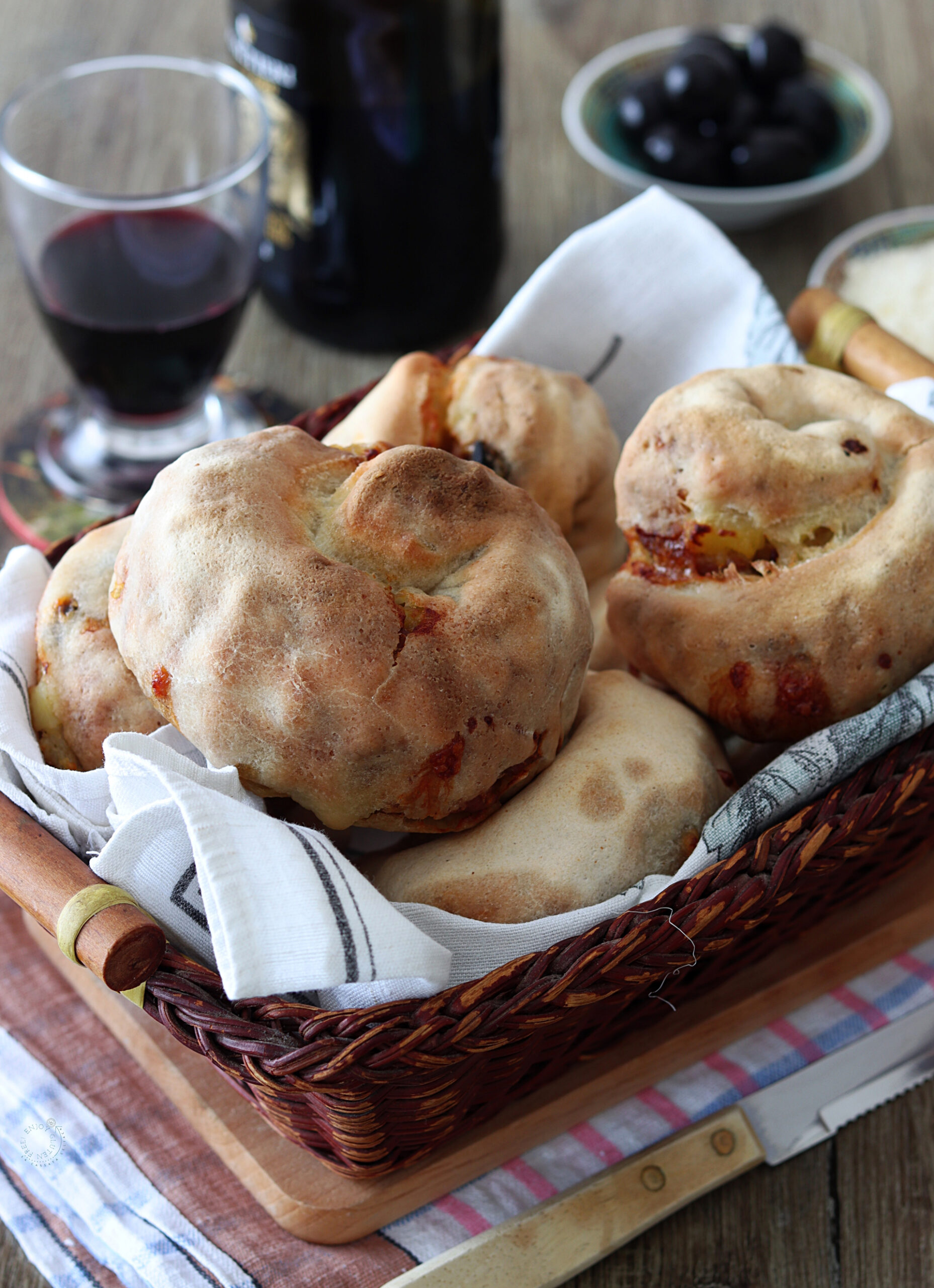 Mbriulate (petits pains farcis Sicilien) sans gluten - La Cassata Celiaca