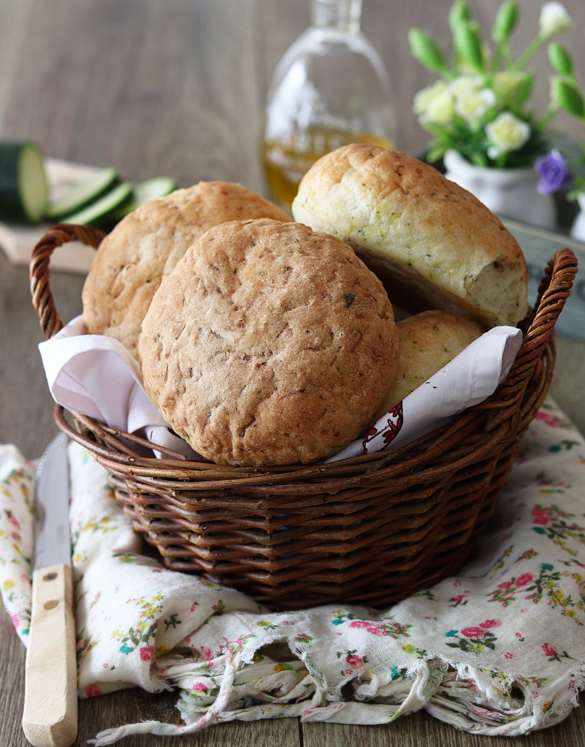 Panini alle zucchine senza glutine - La Cassata Celiaca