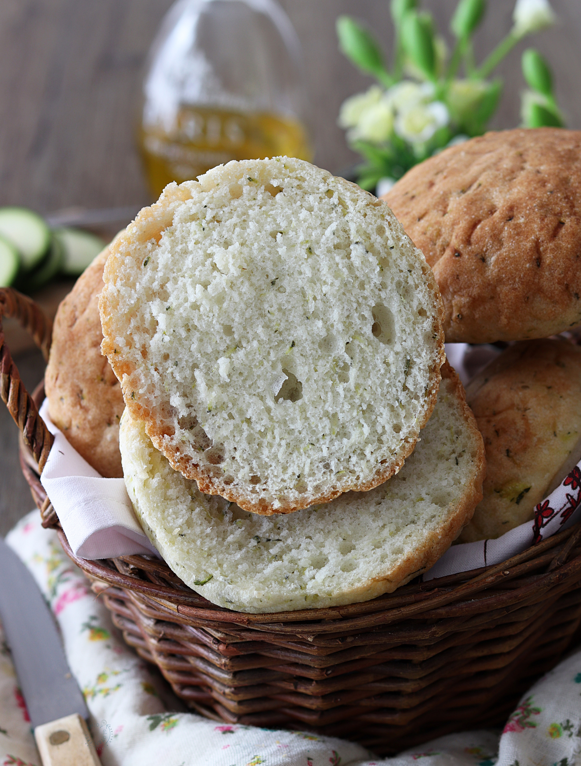 Panini alle zucchine senza glutine - La Cassata Celiaca