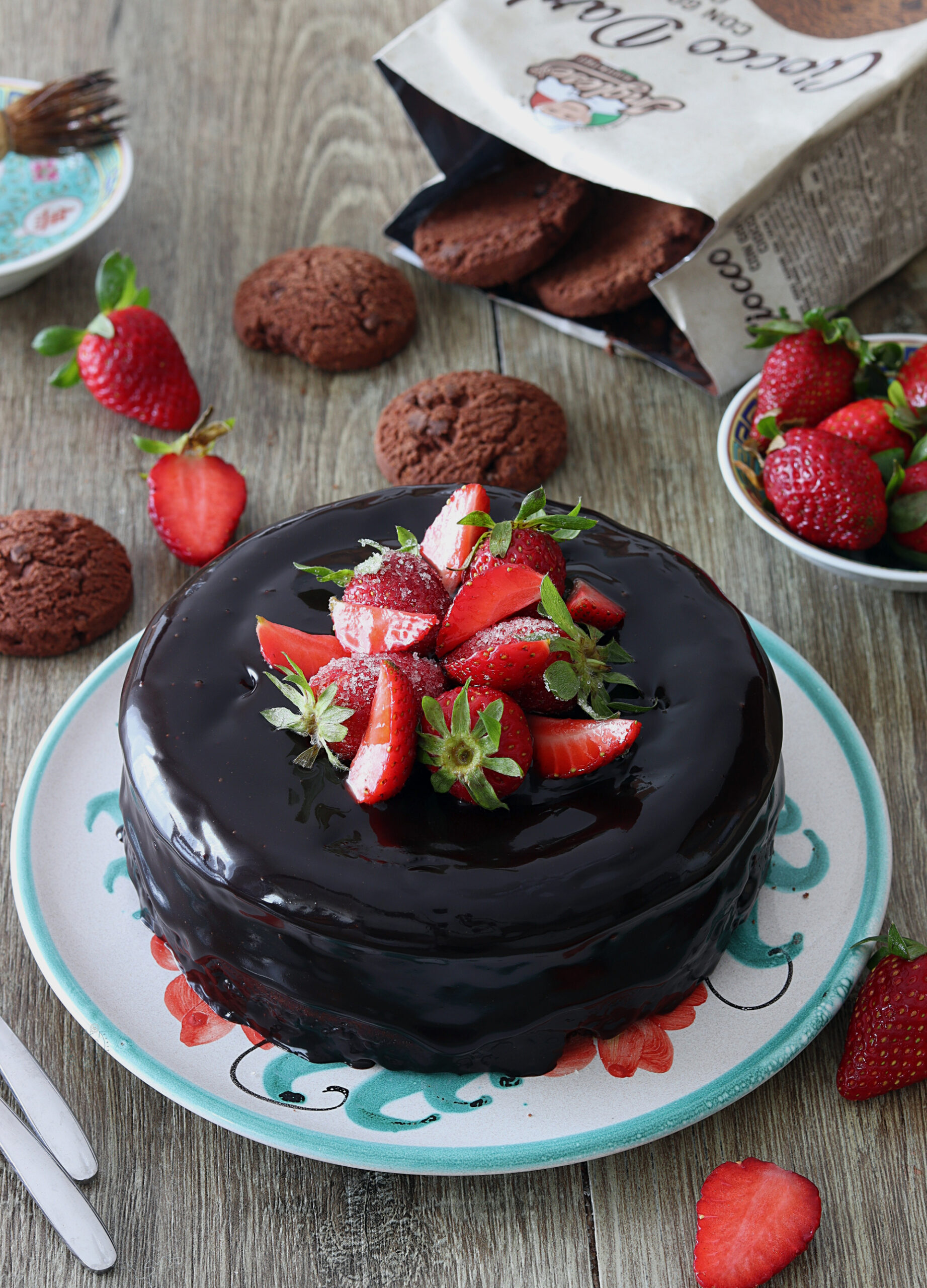 Gâteau au chocolat et biscuits sans gluten - La Cassata Celiaca