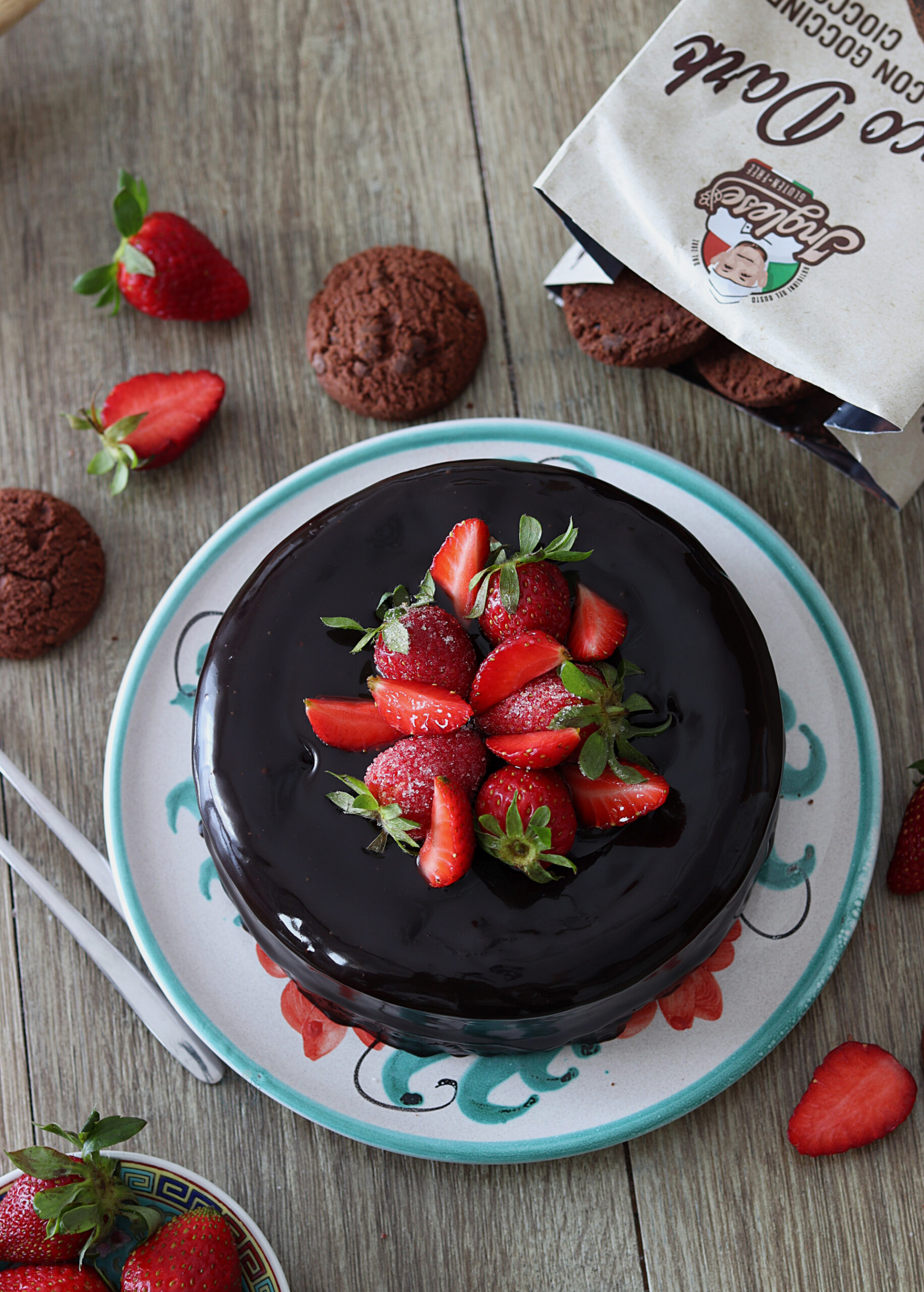 Gâteau au chocolat et biscuits sans gluten - La Cassata Celiaca