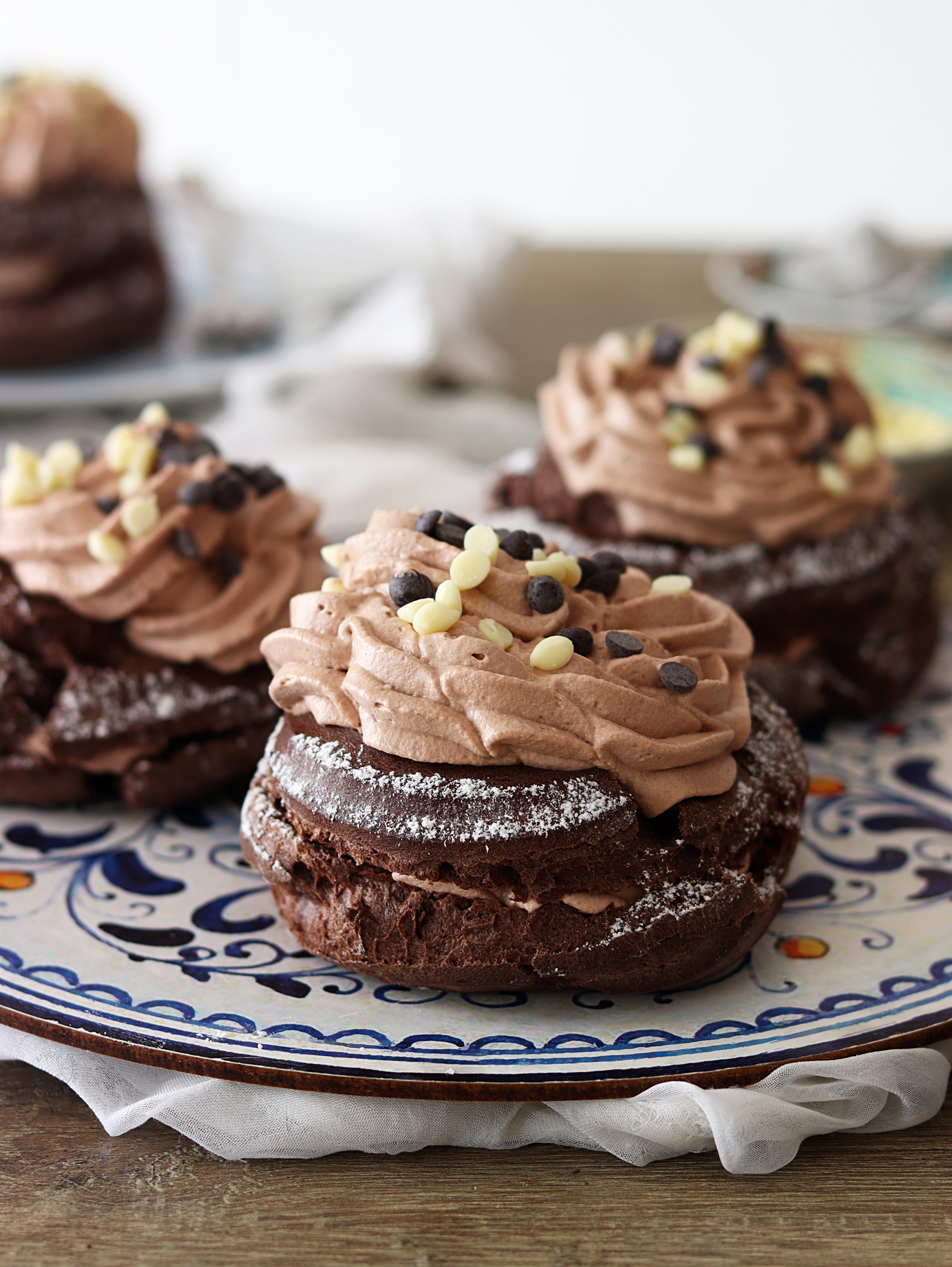 Zeppole al cacao senza glutine con Oro Pàn Riso - La Cassata Celiaca