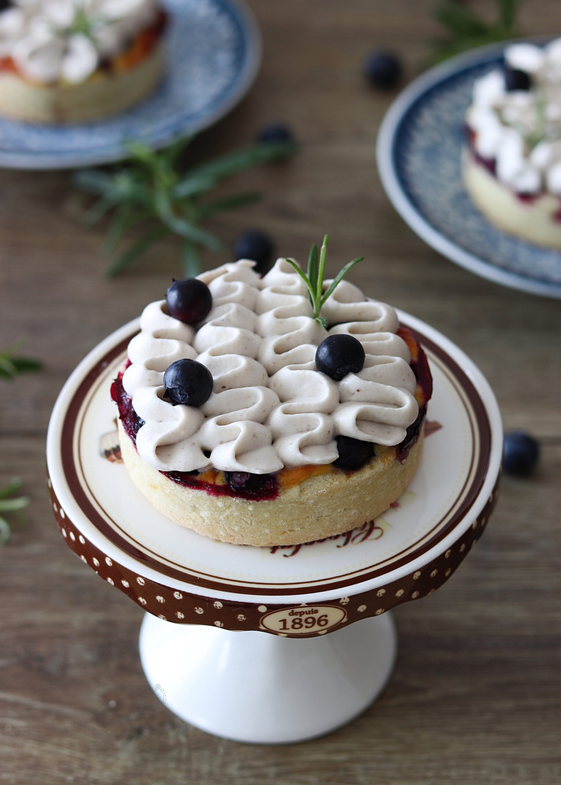 Tartelettes aux myrtilles sans gluten et à faible teneur en sucre - La Cassata Celiaca