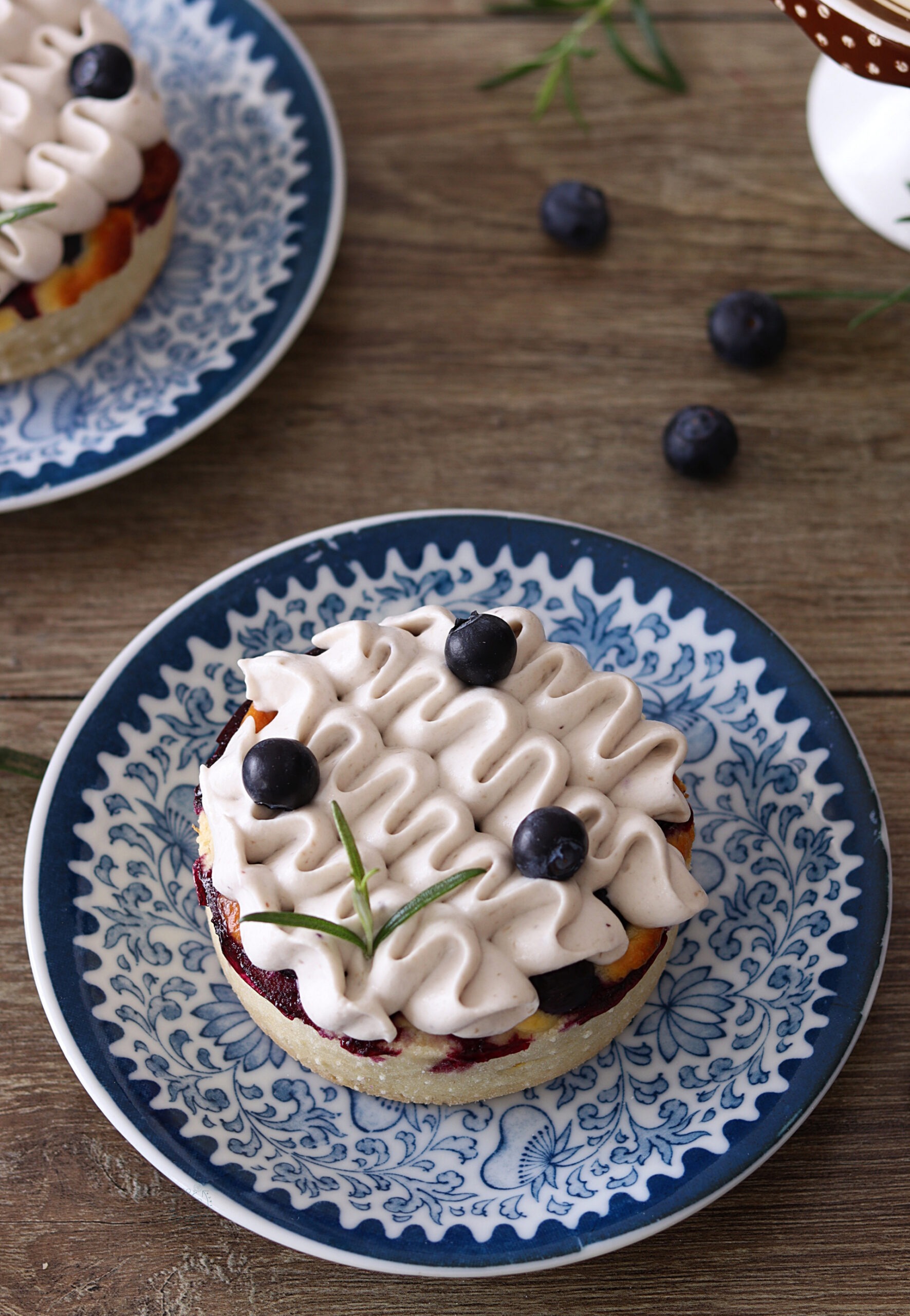 Tartelettes aux myrtilles sans gluten et à faible teneur en sucre - La Cassata Celiaca