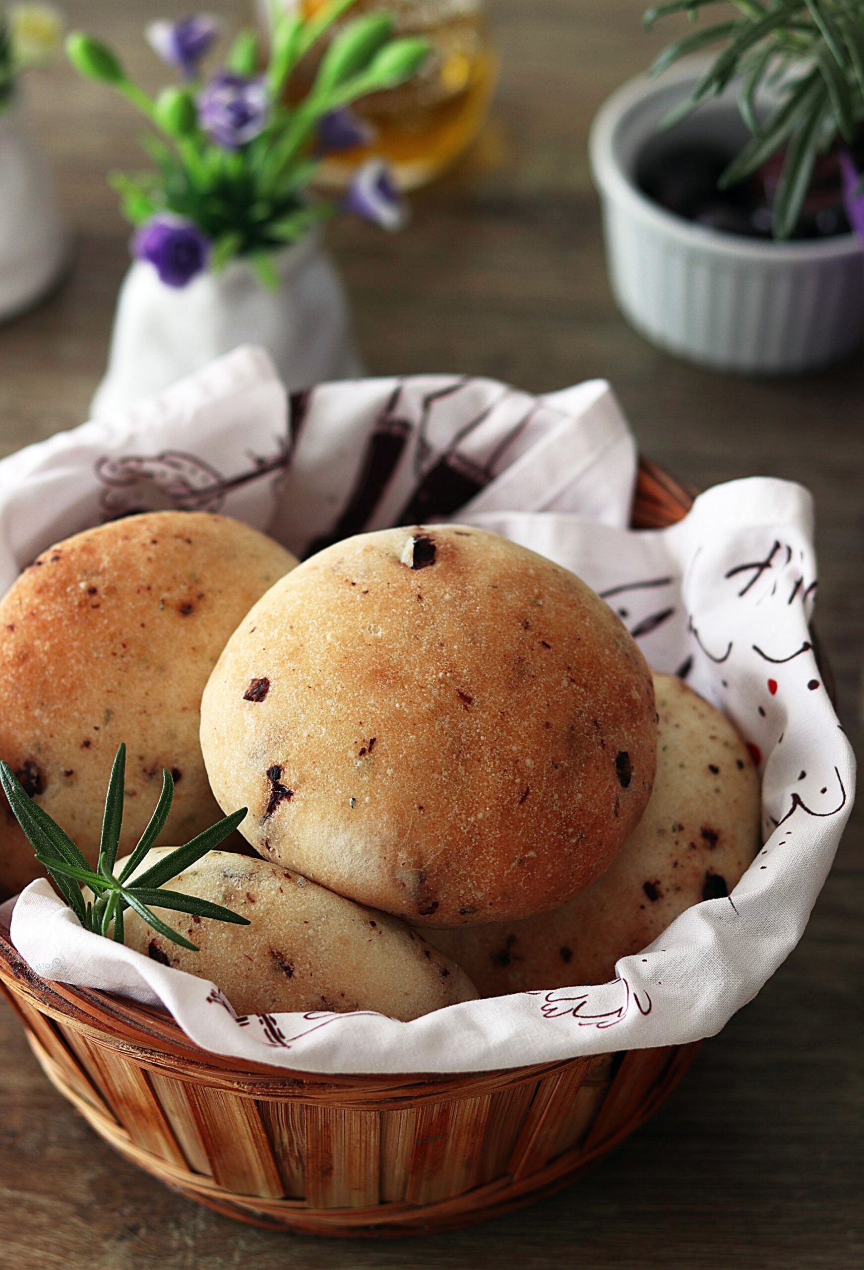 Panini alle olive e rosmarino senza glutine - La Cassata Celiaca