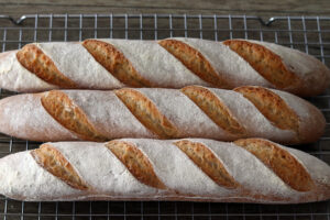 Baguette al lievito madre di riso senza glutine - La Cassata Celiaca