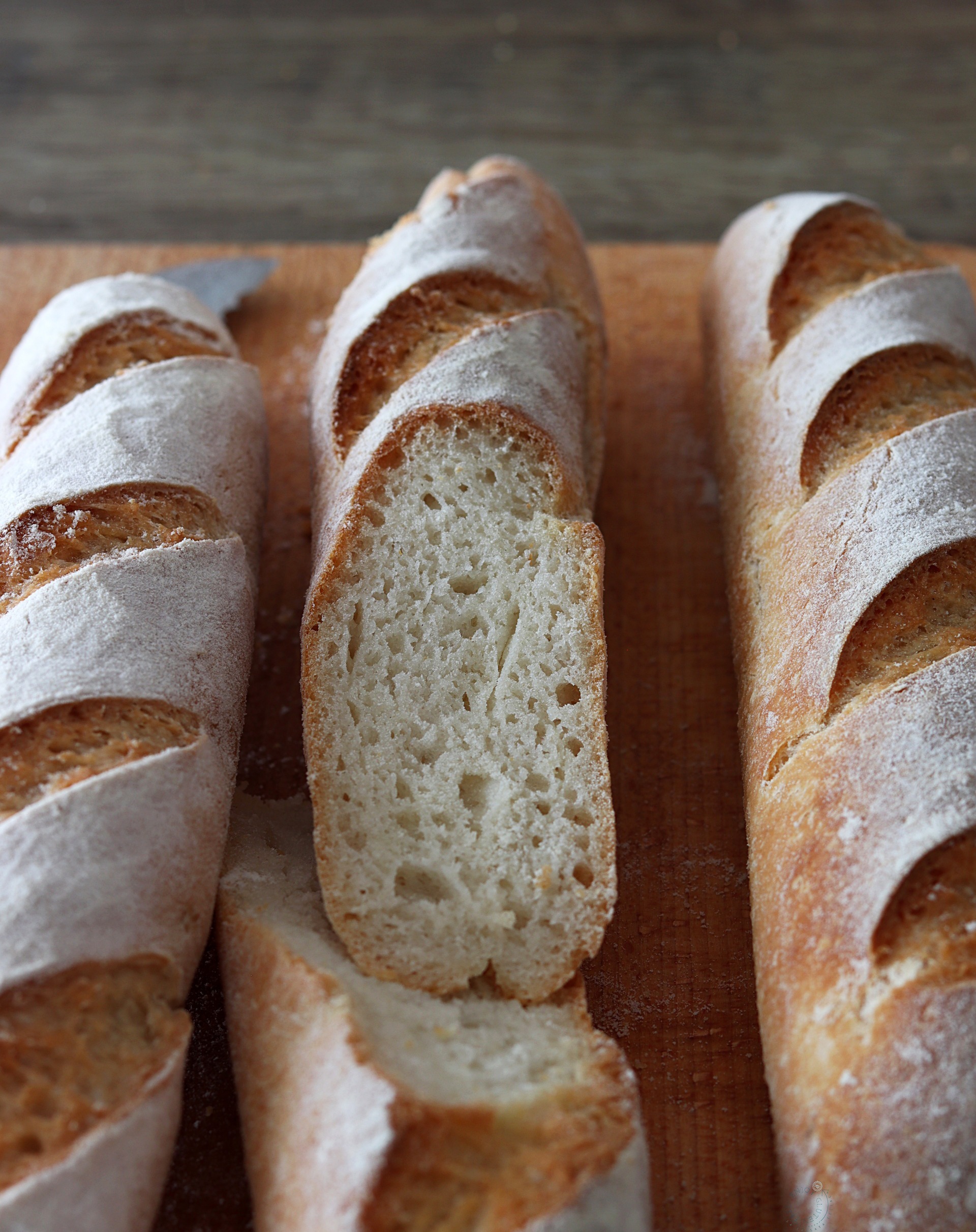 Baguette al lievito madre di riso senza glutine - La Cassata Celiaca