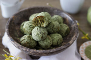 Biscottini al tè matcha senza glutine - La Cassata Celiaca