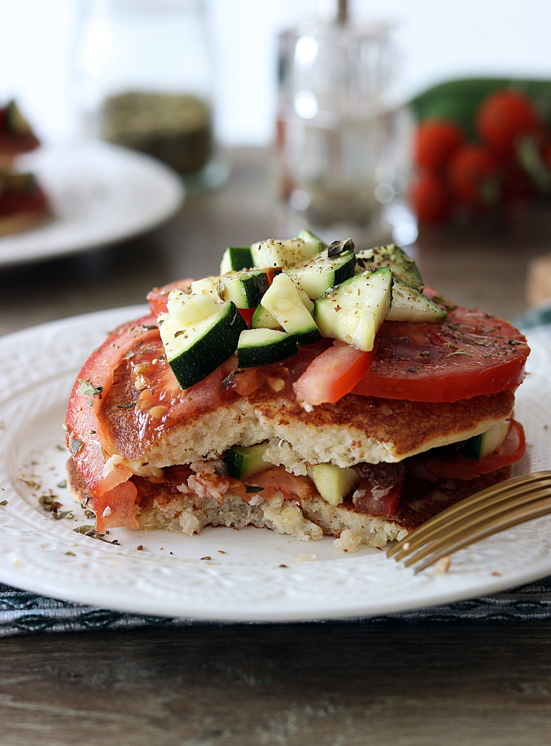 Pancakes au quinoa et à la farine complète sans gluten - La Cassata Celiaca Pancakes au quinoa et à la farine complète sans gluten - La Cassata Celiaca