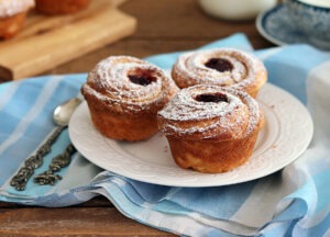 Cruffins senza glutine e senza lattosio con Oro Sfoglia - La Cassata Celiaca