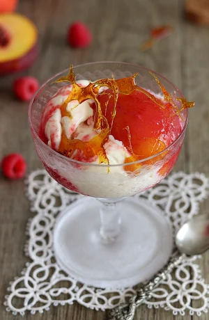 Pesca Melba originale: Ricetta facile e veloce - La Cassata Celiaca