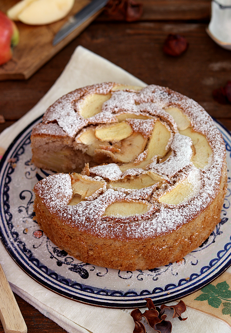 Torta di mele al Marsala - La Cassata Celiaca Torta di mele al Marsala - La Cassata Celiaca