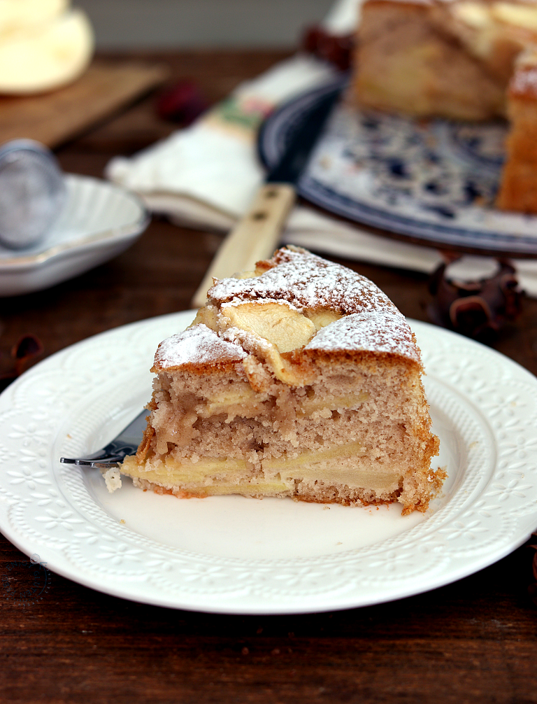 Torta di mele al Marsala - La Cassata Celiaca Torta di mele al Marsala - La Cassata Celiaca