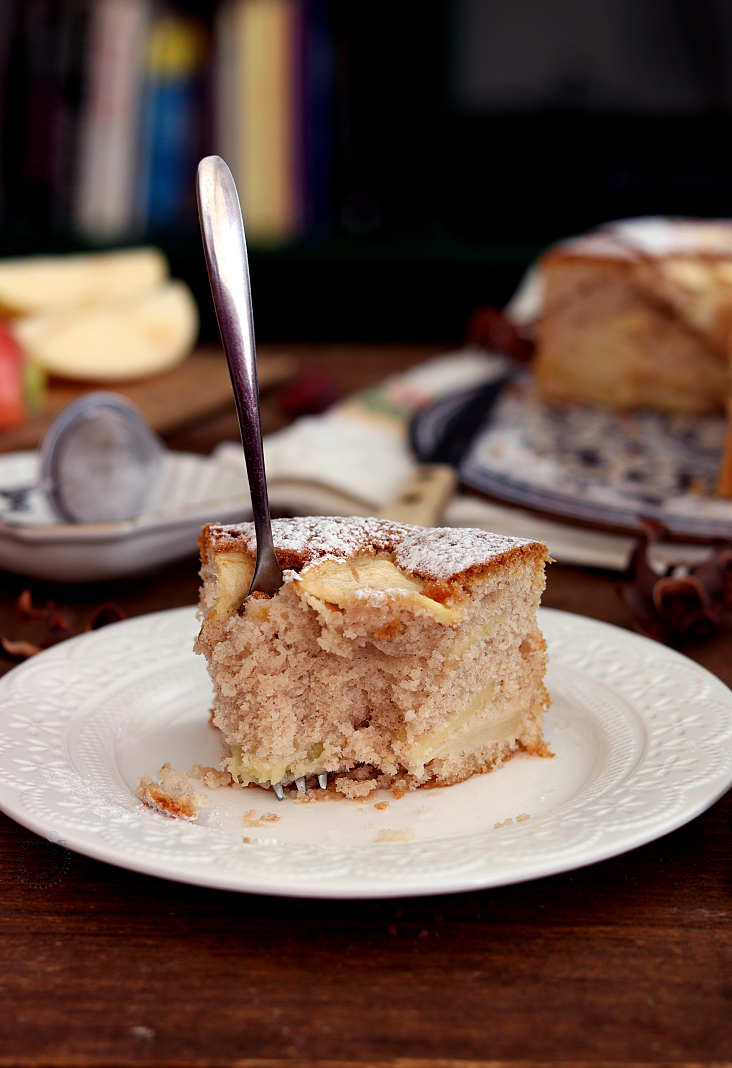 Torta di mele al Marsala - La Cassata Celiaca Torta di mele al Marsala - La Cassata Celiaca