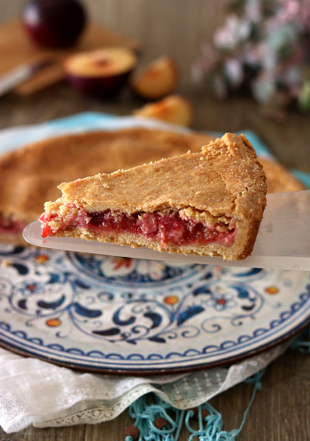 Crostata alle prugne - La Cassata Celiaca