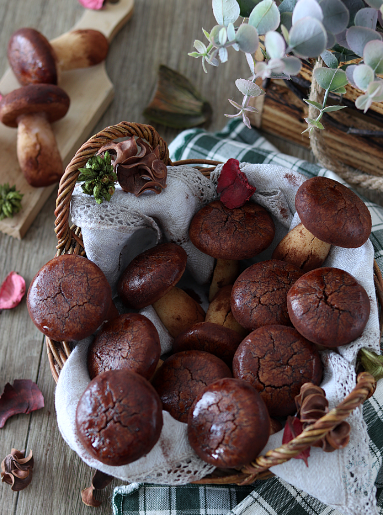 Champignons de pâte sablée - La Cassata Celiaca Champignons de pâte sablée - La Cassata Celiaca