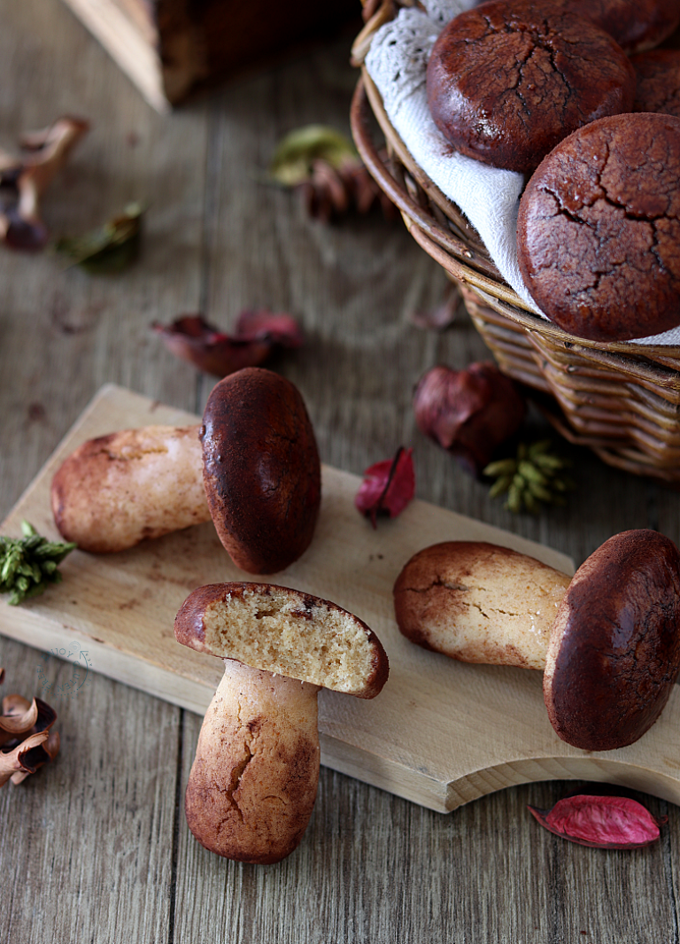 Champignons de pâte sablée - La Cassata Celiaca Champignons de pâte sablée - La Cassata Celiaca