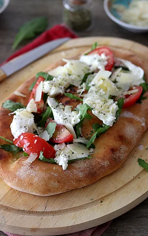 Pinsa sans gluten avec le Mélange Oro Pizza - La Cassata Celiaca