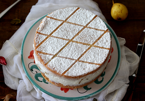 Torta di ricotta e pere - La Cassata Celiaca
