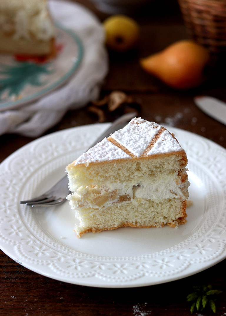 Torta di ricotta e pere - La Cassata Celiaca Torta di ricotta e pere - La Cassata Celiaca