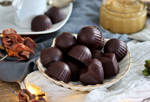 Chocolats fourrés à la crème de pistache - La Cassata Celiaca 