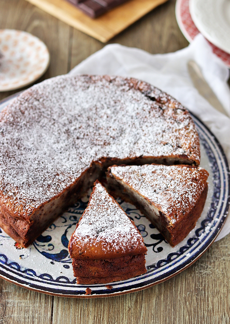 Torta di ricotta e cioccolato senza glutine - La Cassata Celiaca Torta di ricotta e cioccolato senza glutine - La Cassata Celiaca