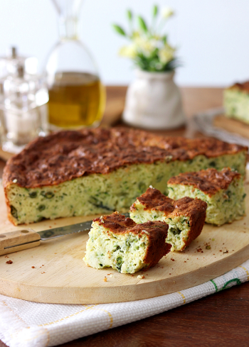 Torta salata con zucchine e fagiolini - La Cassata Celiaca