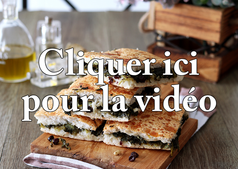 Pizza de scarole sans gluten