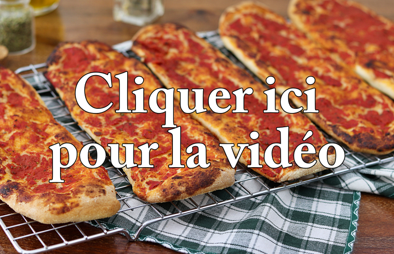 Langues de pizza sans gluten