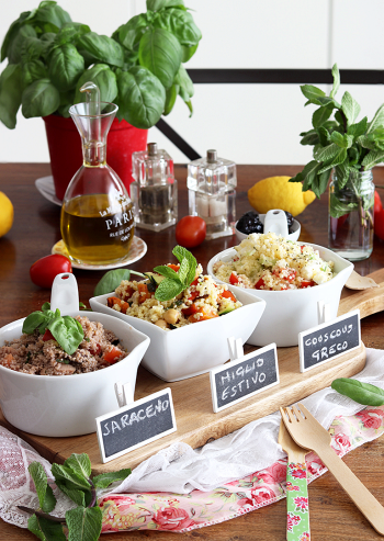 3 Insalate senza glutine con cous cous e miglio - La Cassata Celiaca