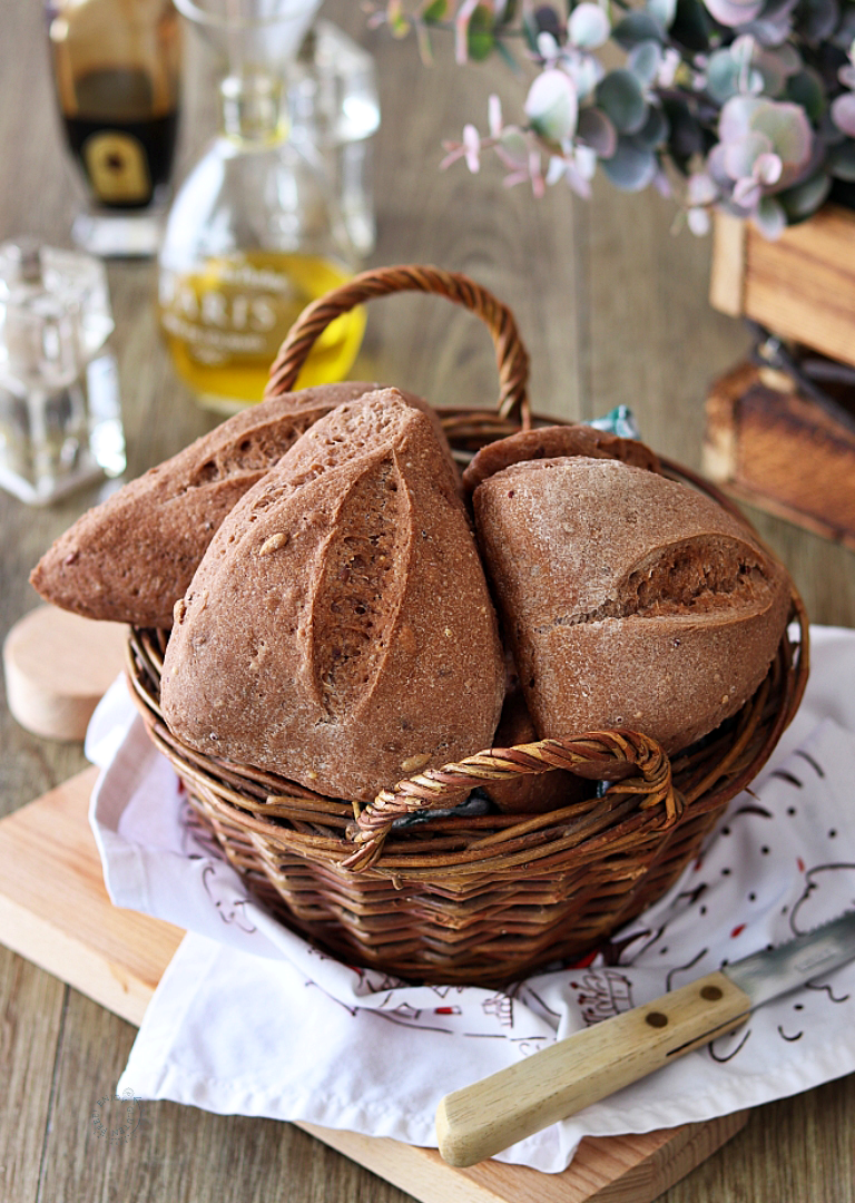 Panini ai cereali al lievito madre di riso senza glutine - La Cassata Celiaca