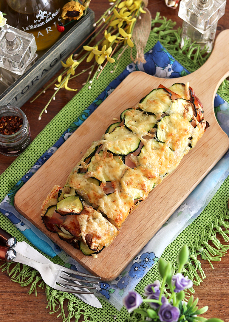 Roulé de courgettes sans œufs - La Cassata Celiaca