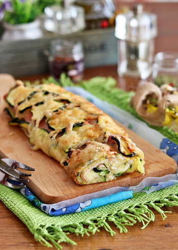 Rotolo di zucchine senza uova - La Cassata Celiaca