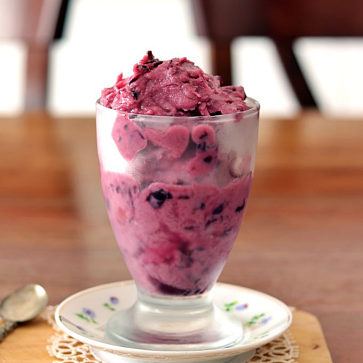 Ricetta del gelato all'uva fragola